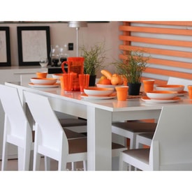 Mesa de salón/comedor rectangular extensible miniatura 2