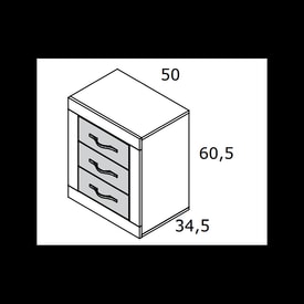 Pack de 2 Mesitas Evidence miniatura 2