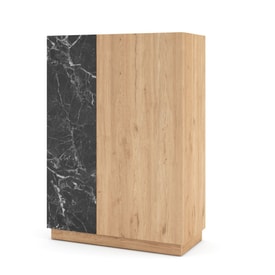 Aparador alto efecto mármol miniatura 1