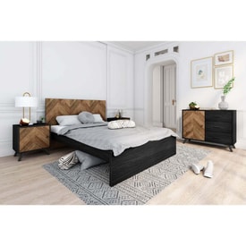 Base de cama más cabecero miniatura 4