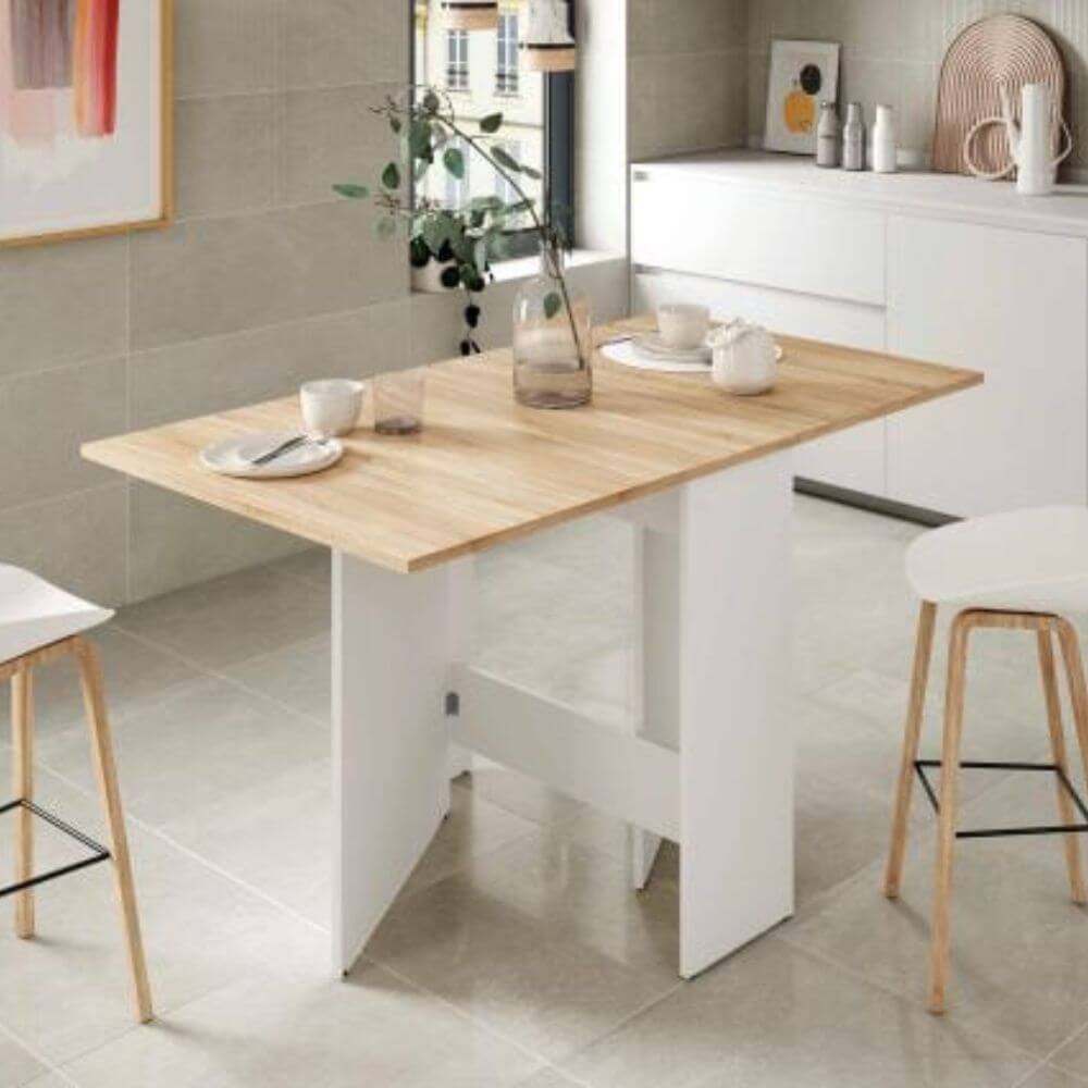Mesa de Comedor Auxiliar con Alas Abatibles