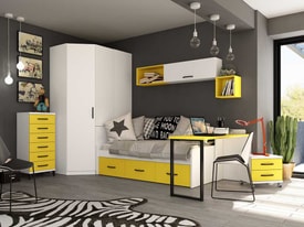 Composición de Dormitorio Juvenil Completa 121 miniatura 1