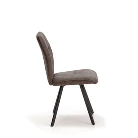 Pack de 4 sillas gris oscuro Bentley miniatura 5