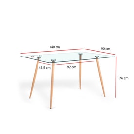 Mesa de comedor básica miniatura 3