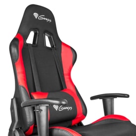 Silla gaming Genesis negra y roja miniatura 2