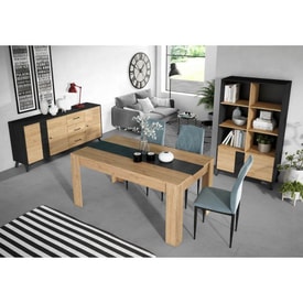 Mesa de diseño rectangular 140 cm miniatura 2