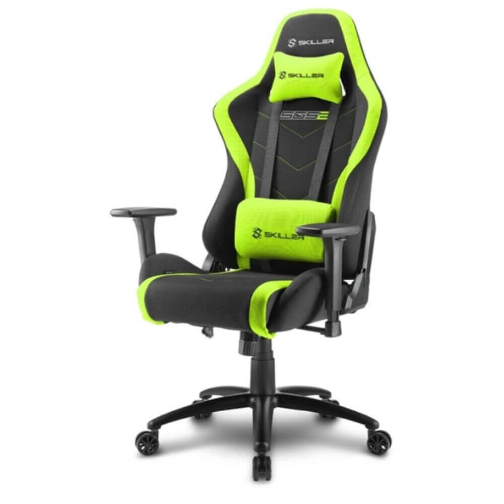 Silla Gaming Sharkoon negra y verde