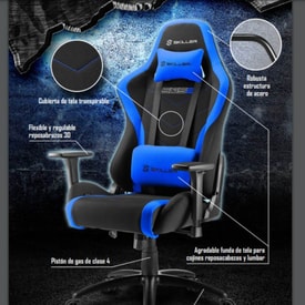 Silla Gaming Sharkoon negra y verde miniatura 5