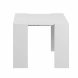 Mesa multifunción extensible blanca miniatura 9