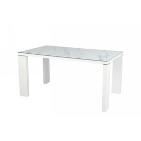 Mesa Lacada con Cristal Cerámico 150 x 90 Cm miniatura 1
