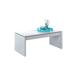 Mesa de centro elevable blanca miniatura 8