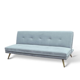 Sofá cama 180 cm de terciopelo miniatura 2