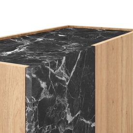 Aparador alto efecto mármol miniatura 3