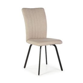 Pack de 4 sillas de tela beige outlet miniatura 5