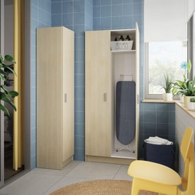 Armario multiusos de 1 puerta roble miniatura 4