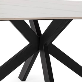 Mesa de cerámica blanca Nimba miniatura 3