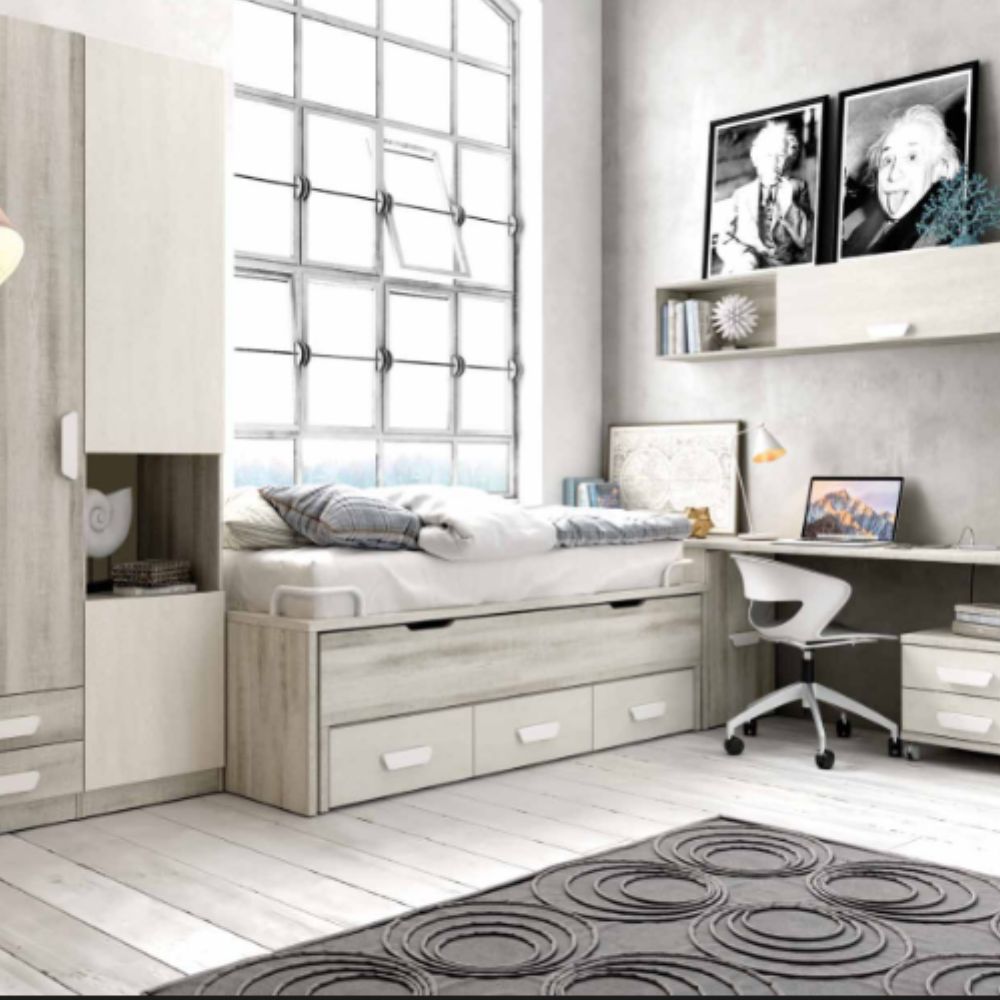 Composición Dormitorio Juvenil Completa 108