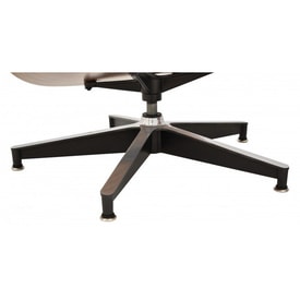Butaca Símil-Piel Chapada en Madera + Ottoman miniatura 4