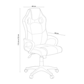 Silla gamer F1 miniatura 3