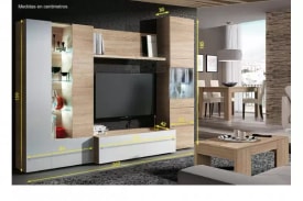 Essential muebles de televisión completo miniatura 4