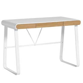 Mesa de estudio con 3 cajones pequeños miniatura 6