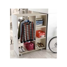 Composición Juvenil Con Litera, Vestidor, Zapatero Y Mesa De Estudio miniatura 3