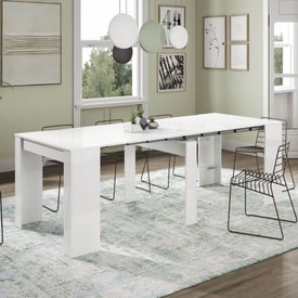 Mesa multifunción extensible blanca miniatura 2