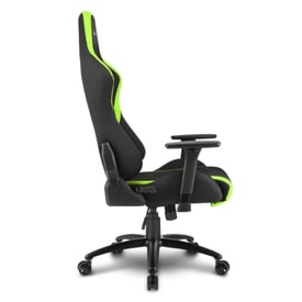 Silla Gaming Sharkoon negra y verde miniatura 3
