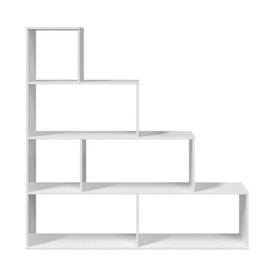 Estantería color blanca tipo escalera miniatura 5
