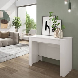 Mesa multifunción extensible blanca miniatura 1