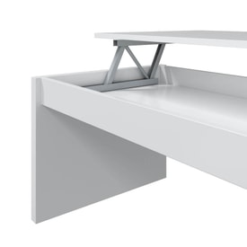 Mesa de centro elevable blanca miniatura 7
