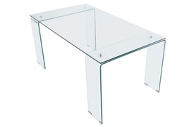 Mesa comedor transparente Nadal miniatura 1