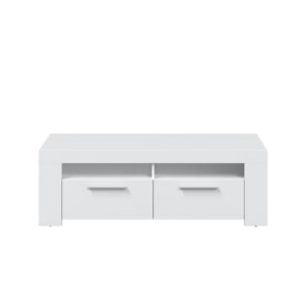 Mueble de televisión blanco 120 cm miniatura 4