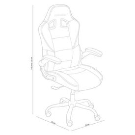 Silla Gaming Giratoria Crash miniatura 3