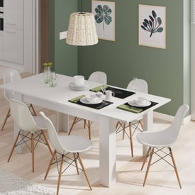 Mesa de salón/comedor rectangular extensible miniatura 5