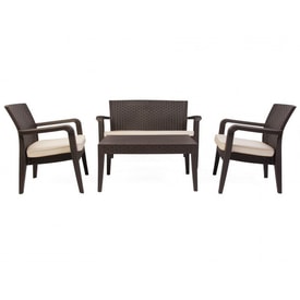 Conjunto de 2 Sillones, Sofá de 2 plazas y Mesa baja + Cojines 03 miniatura 4