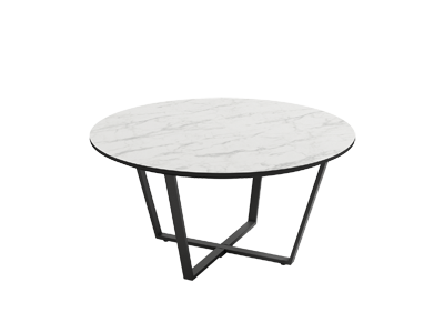 Mesa EGEO Ø80 carrara