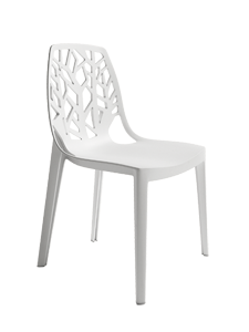 Silla Praga blanca