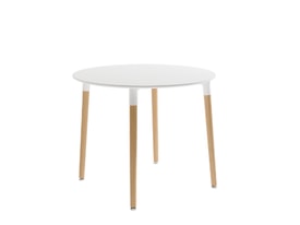 Mesa CARIBE Ø90 blanca