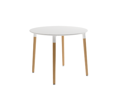 Mesa CARIBE Ø90 blanca