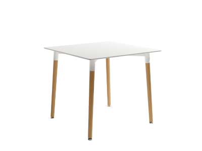 Mesa CARIBE 80 x 80 blanca