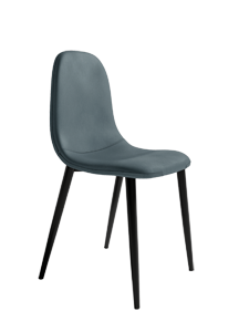 Silla Oporto plomo
