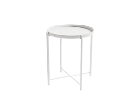 Mesa auxiliar ANTARTIC blanco