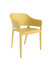 Pack de 4 unidades silla VALETA mostaza