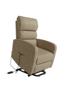 Butaca ELSA Relax + power lift eléctrico tapizado Tierra 02