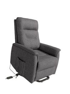 Butaca DIANA Relax + power lift eléctrico tapizado Pizarra 17