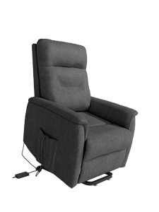 Butaca DIANA Relax + power lift eléctrico tapizado Pizarra 17