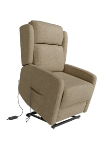Butaca CELIA Relax / power lift eléctrico tapizado Tierra 02
