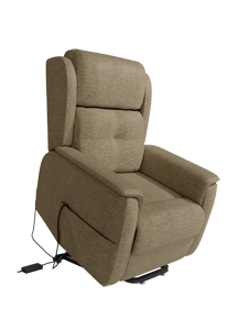 Butaca CLOE Relax + power lift eléctrico tapizado Tierra 02