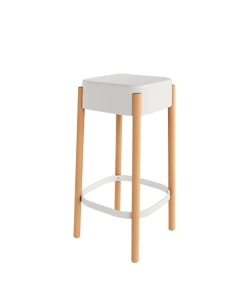 Taburete VISBY blanco